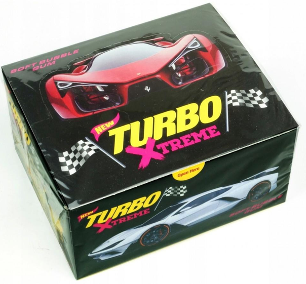 Жевательная резинка с вкладышем Турбо Turbo Xtreme 100 штук - изображение 2