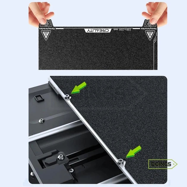 Магнитный гибкий PEI термоковрик CREALITY 235x235 мм для 3д принтеров Ender-3 V3, V3 SE, KE, CR-10 SE, S1,K1, 5 S1 - изображение 6