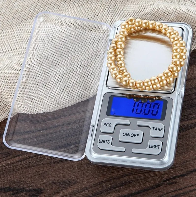 Весы ювелирные карманные Pocket Scale Pmv 200г/0.01г с крышкой - изображение 2