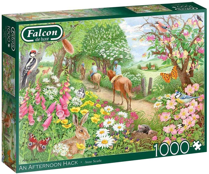 Puzzle Jumbo Falcon Popołudniowa przejażdżka 68 x 49 cm 1000 elementów (8710126112885) - obraz 1