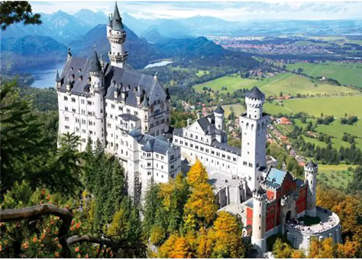 Puzzle D-Toys Niemcy Zamek Neuschwanstein 68 x 47 cm 1000 elementów (5947502870654) - obraz 2