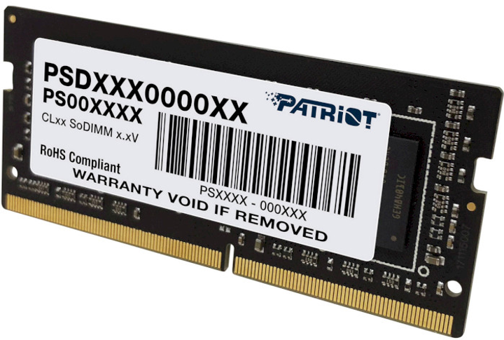 RAM Patriot SODIMM DDR4-3200 32768MB PC4-25600 (7D4A32AB9CH00800PT) - obraz 3