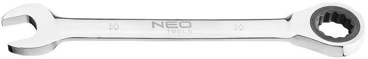 Klucz płasko-oczkowy NEO Tools z grzechotką 30 mm 09-045 (5907558424072) - obraz 1