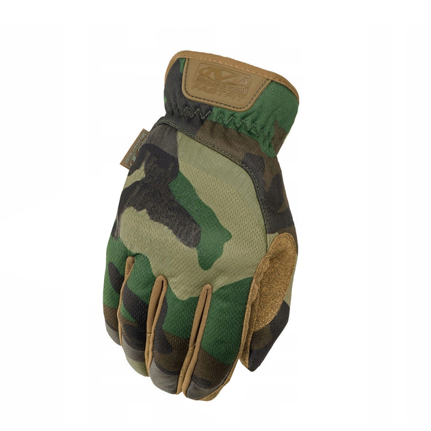 Рукавички Mechanix Fastfit Woodland XXL Камуфляж - зображення 1