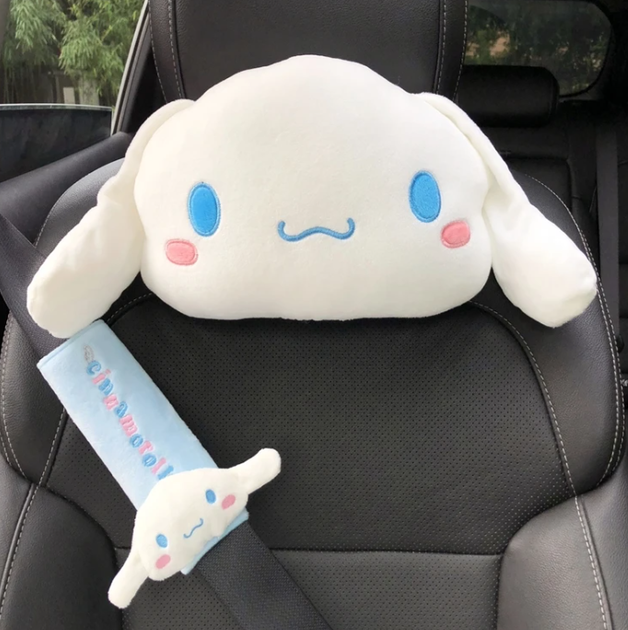 Подголовник подушка в автомобиль Sanrio Cartoon Cinnamoroll 25x15см - изображение 2