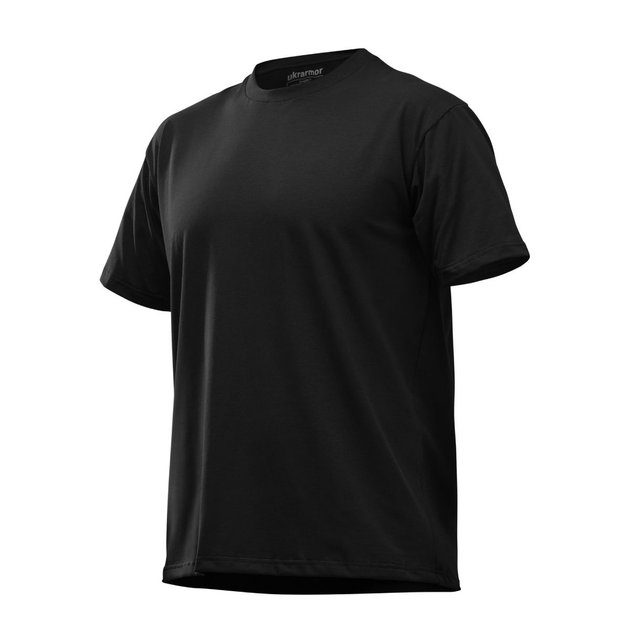 Футболка Basic Military Ukramor T-shirt без логотипу. Cotton and Elastane, чорний L - зображення 1