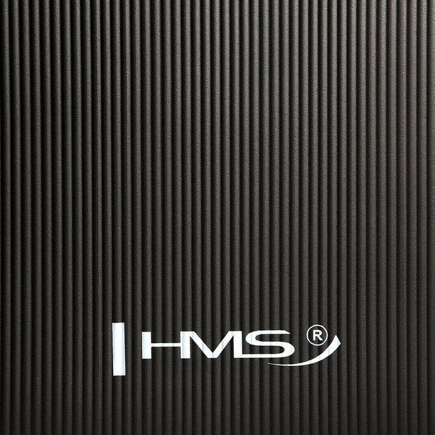 Килимок для йоги HMS NBR 183 x 61 x 1.5 см Чорний (5907695592610) - зображення 4
