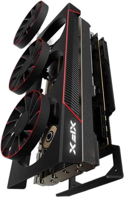 Karta graficzna XFX PCI-Ex Radeon RX 7900 XTX Mercury Magnetic Air Gaming 24GB GDDR6 (384bit) (1855/20000) (1x HDMI, 3x DisplayPort) (RX-79XMAIRB9) - obraz 2