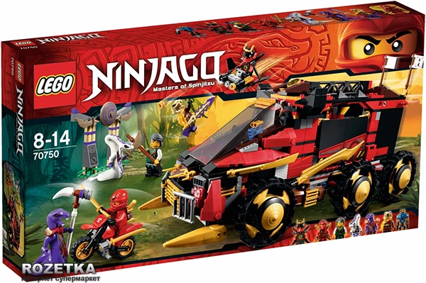 Конструктор LEGO NINJAGO Ниндзя DB X (70750) – игрушки с доставкой