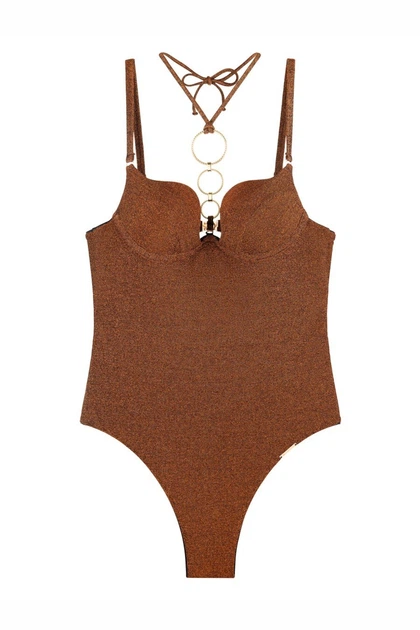 Купальник слитный push up Anabel Arto 46A/L Бронза-72 (102315) - изображение 2
