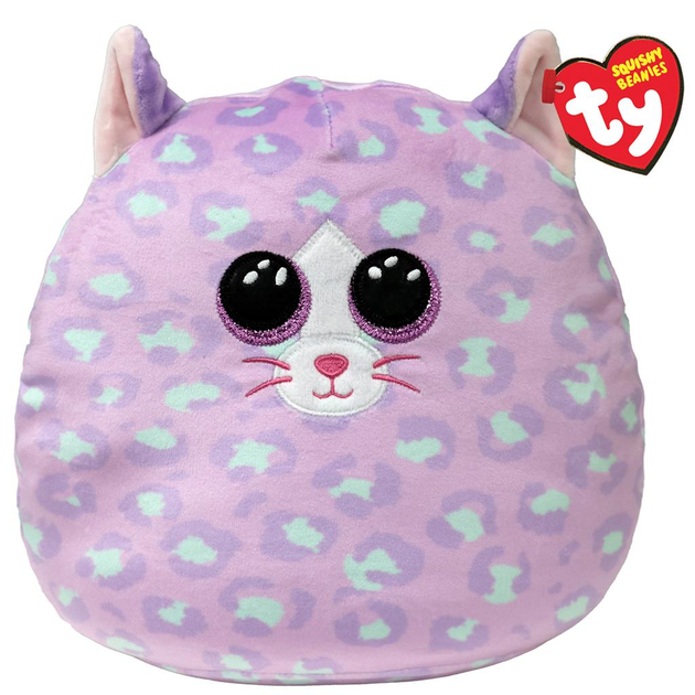 Maskotka TY Squishy Beanies Kot Cassidy 30 cm (0008421393725) - obraz 1