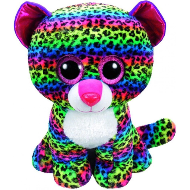 Maskotka TY Beanie Boos Dotty Leopard Wielobarwny 42 cm (0008421368372) - obraz 1