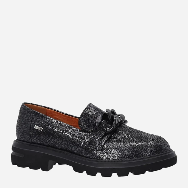 Loafersy damskie skórzane VENEZIA G009LEBLOBM086 39 Czarne (5906140547854) - obraz 3