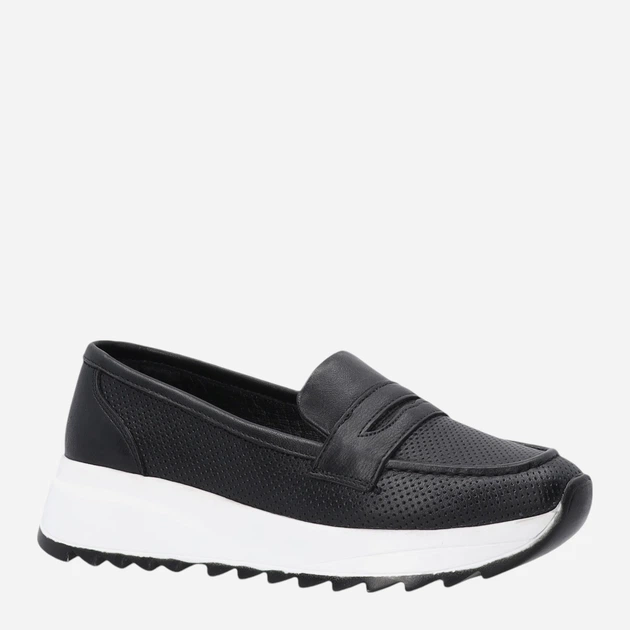 Mokasyny damskie skórzane VENEZIA D006LEBLOBM048 36 Czarne (5906140518489) - obraz 3