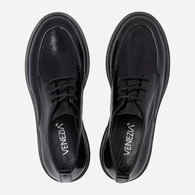 Buty derby damskie VENEZIA H003PABLOBL045 40 Czarne (5906140525449) - obraz 5