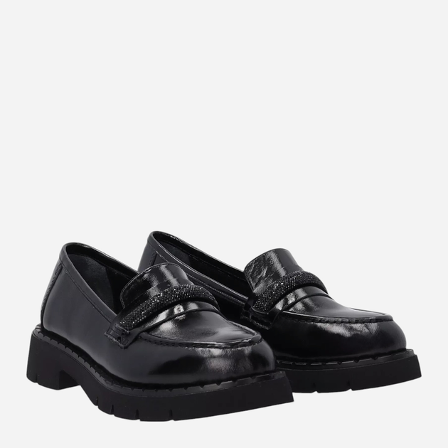 Loafersy damskie skórzane VENEZIA H001PABLOBM045 40 Czarne (5906140525555) - obraz 2