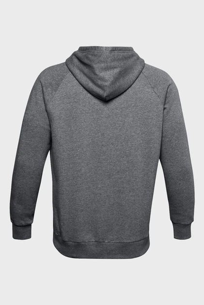 Чоловіче сіре худі UA Rival Fleece Under Armour 3XL 1357092-012 - зображення 6