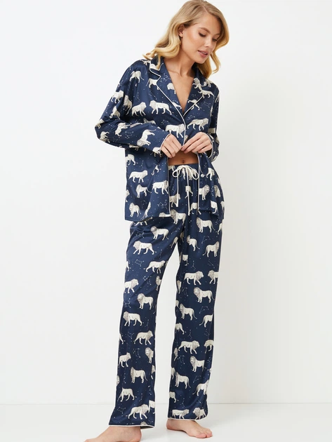 Piżama (koszula + spodnie) damska Aruelle Nala S Wielobarwna (5906333061518) - obraz 3