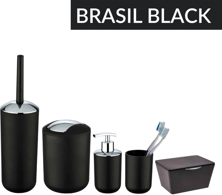 Кошик для сміття Wenko Brasil 2 л Чорний (4008838212110) - зображення 6