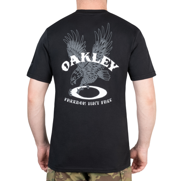 Футболка с рисунком Oakley® SI Freedom Isnt Free Tee S Black - изображение 2