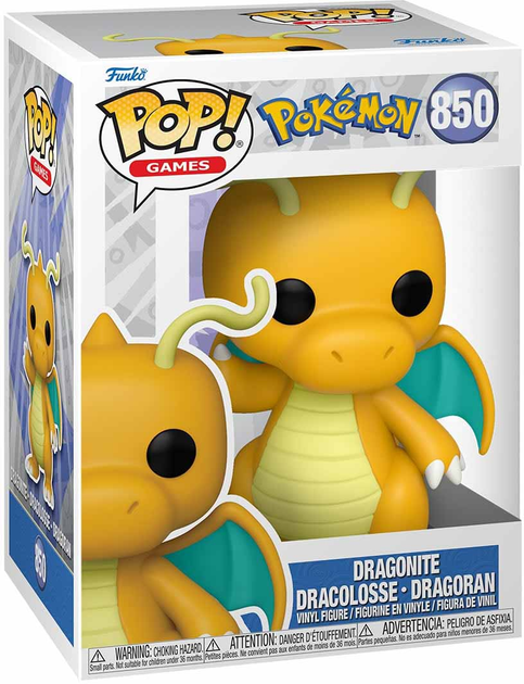 Figurka Funko POP Games: Pokemon - Dragonite (5908305247166) - obraz 1