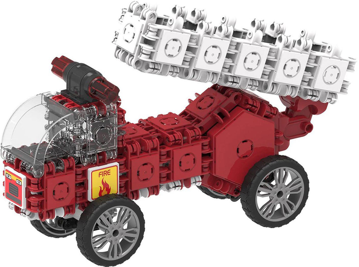 Klocki konstrukcyjne Clicformers Rescue Kit 7 w 1 Straż pożarna 73 elementów (8809465532888) - obraz 3