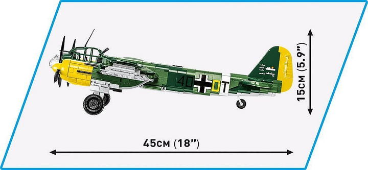 Klocki konstrukcyjne Cobi HC WWII Junkers Ju 88 1161 element (5902251057336) - obraz 11