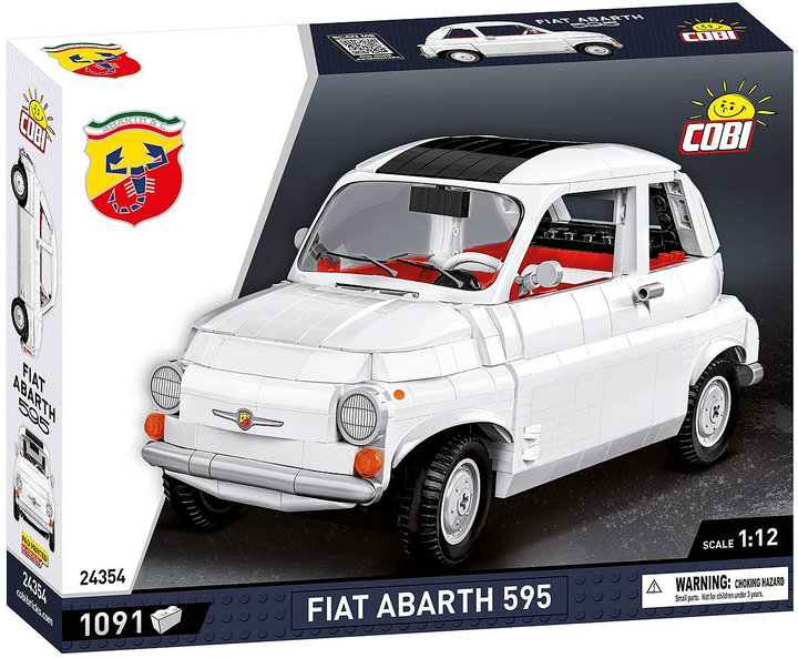 Klocki konstrukcyjne Cobi Fiat 595 Abarth 1091 elementów (5902251243548) - obraz 1