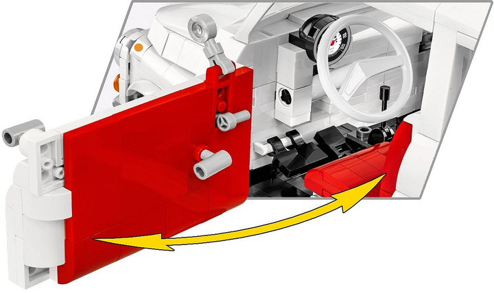 Klocki konstrukcyjne Cobi Fiat 595 Abarth 1091 elementów (5902251243548) - obraz 8