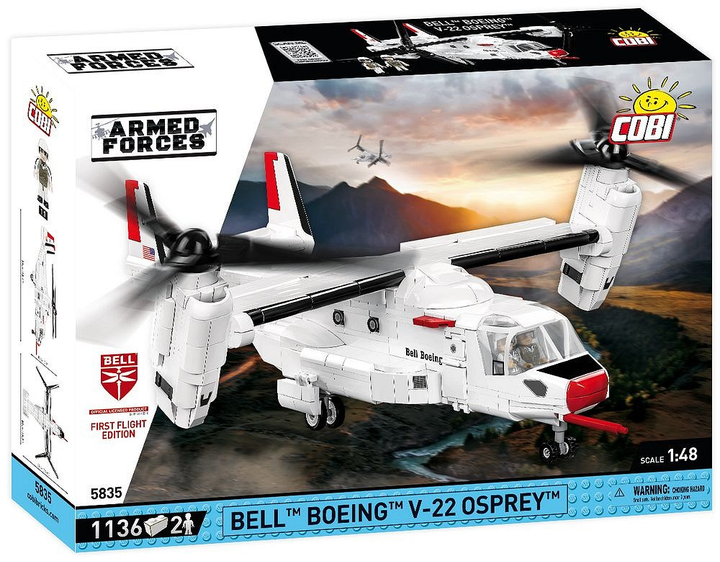 Конструктор Cobi Armed Forces Bell Boeing V-22 Osprey First 1136 деталей (5902251058357) - зображення 1