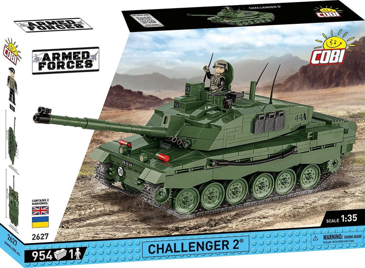 Конструктор Cobi Armed Forces Challenger 2 954 деталей (5902251026271) - зображення 1