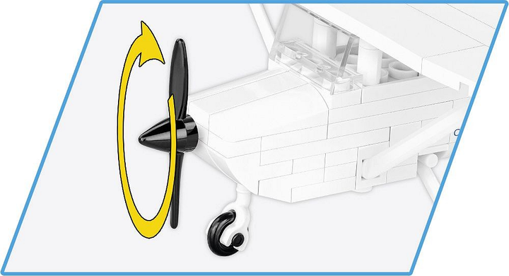 Klocki konstrukcyjne Cobi Cessna 172 Skyhawk 160 elementów (5902251266202) - obraz 3