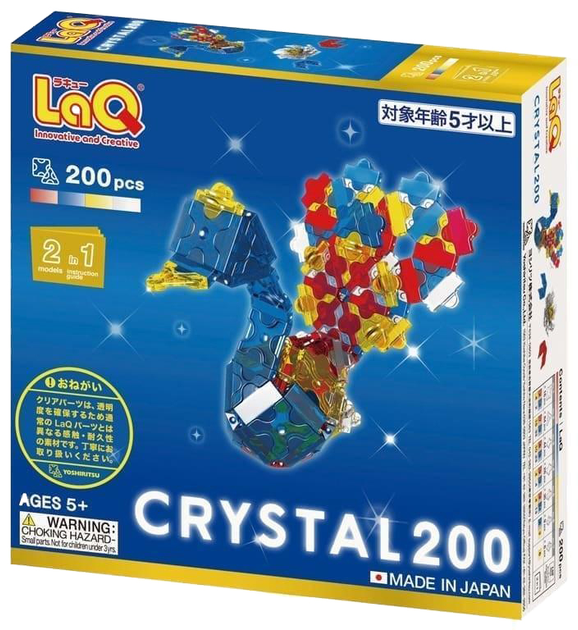 Klocki konstrukcyjne LaQ Crystal 200 elementów (4952907007278) - obraz 1