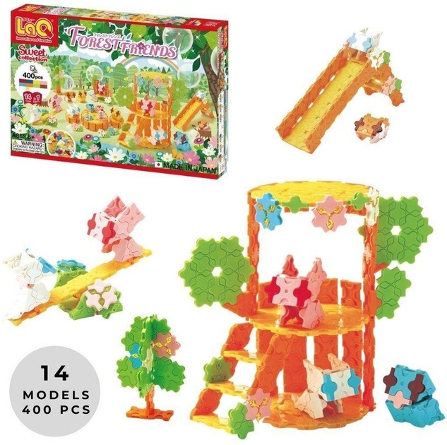 Конструктор LaQ Forest Friends 400 деталей (4952907005687) - зображення 3