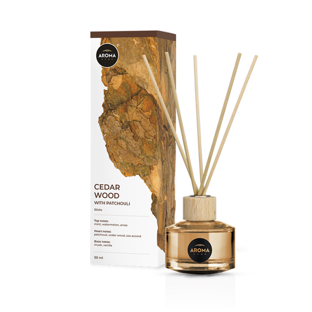 Ароматические палочки Aroma Home Sticks с кедром и пачули для создания ...