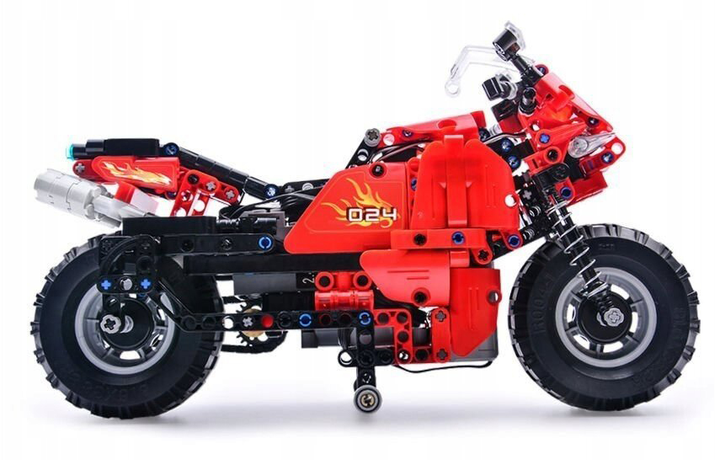 Конструктор LEAN Toys Cada Мотоцикл на радіокеруванні 484 деталі (5904204752442) - зображення 3