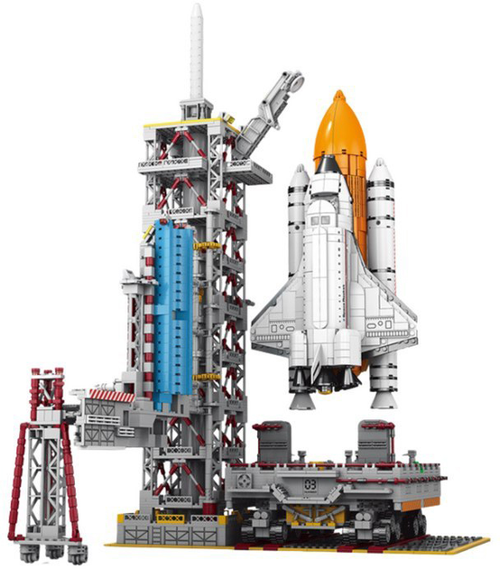 Конструктор LEAN Toys Космічна станція з ракетою 4392 деталі (5905991016649) - зображення 3
