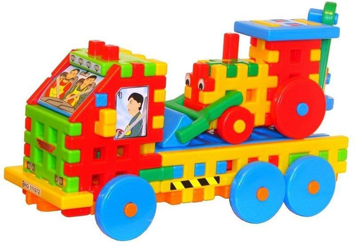 Конструктор Macyszyn Toys Вантажівка з екскаватором (5907760025951) - зображення 1