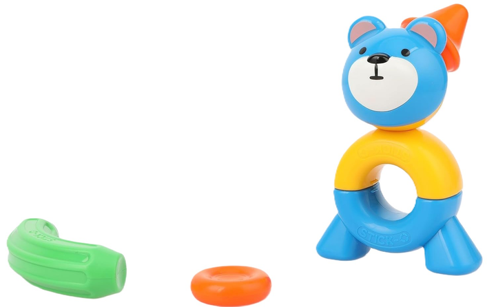 Klocki magnetyczne Magformers Stick O Peek A Boo Niedźwiedź 10 elementów (0730658902097) - obraz 6