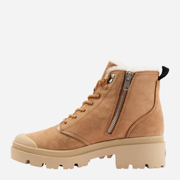 Жіночі зимові черевики високі Palladium Pallabase Nbk Zip Wl 98867-223-M 41 (7UK) 26 см Руді (196660181354) - зображення 3