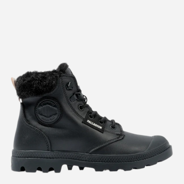 Жіночі зимові черевики високі Palladium Pampa Hi Snow Warm 94380-008-M 41 (7UK) 26 см Чорні (196660583394) - зображення 1