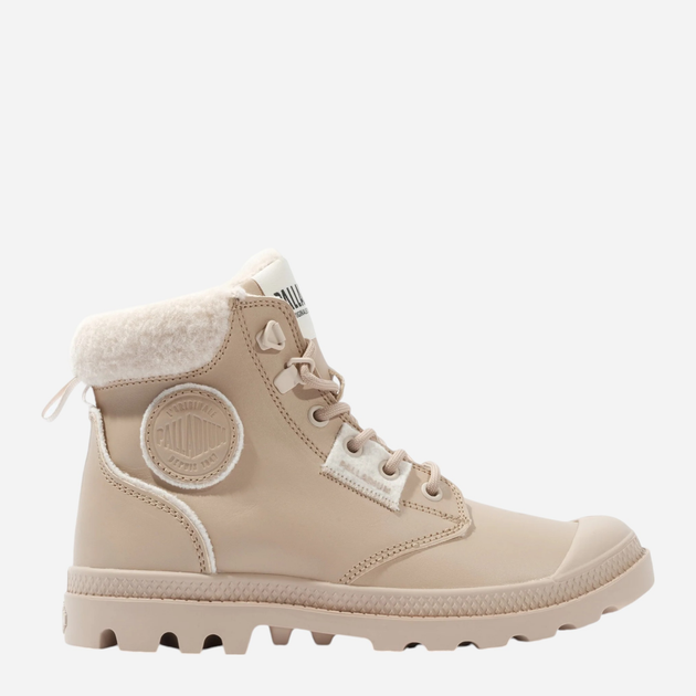 Жіночі зимові черевики високі Palladium Pampa Hi Snow Warm 94380-235-M 40 (6.5UK) 25.5 см Бежеві (196660583622) - зображення 1