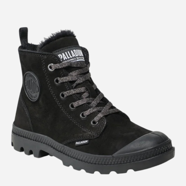 Жіночі зимові черевики високі Palladium Pampa Hi Zip Wl 95982-010-M 38 (5UK) 24 см Чорні (886890788781) - зображення 2