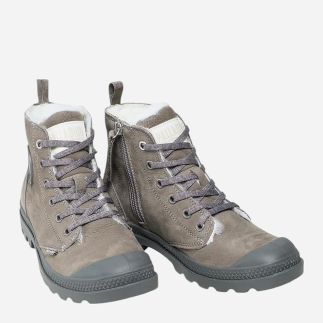 Жіночі зимові черевики високі Palladium Pampa Hi Zip Wl 95982-055-M 36 (3.5UK) 22.5 см Темно-сірі (886890788866) - зображення 2