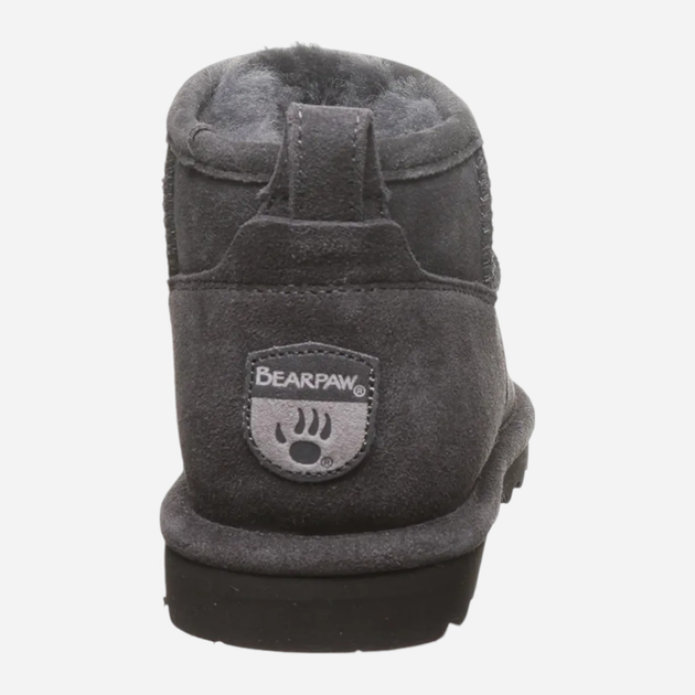 Жіночі уггі Bearpaw Shorty 2860W-060 41 (8UK/10US) 27 см Темно-сірі (889918887626) - зображення 5