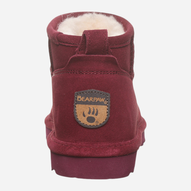 Жіночі уггі Bearpaw Shorty 2860W-607 40 (7UK/9US) 26 см Бордові (889918944923) - зображення 5