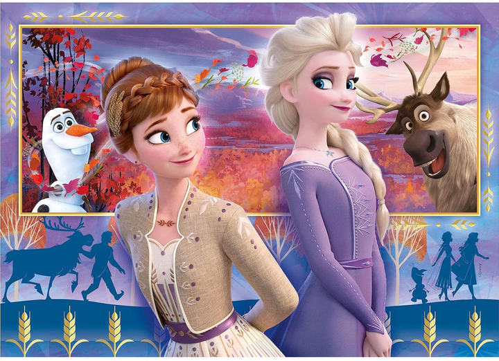 Puzzle Clementoni Frozen II 2 w 1 2 x 60 elementów 21609 (8005125216093) - obraz 3