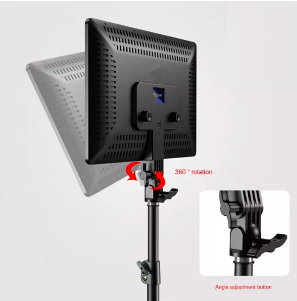 Лампа видеосвет LED A118 45х32 cm 700 Lights 3000K-6500K Remote - изображение 2