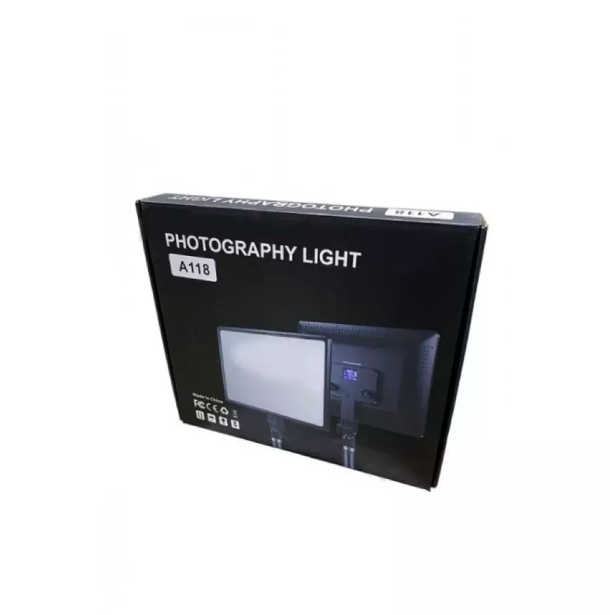 Лампа видеосвет LED A118 45х32 cm 700 Lights 3000K-6500K Remote - изображение 4