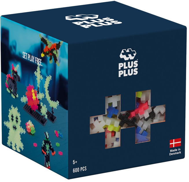 Конструктор Plus Plus Светящийся в темноте 600 деталей (5710409109147 ...